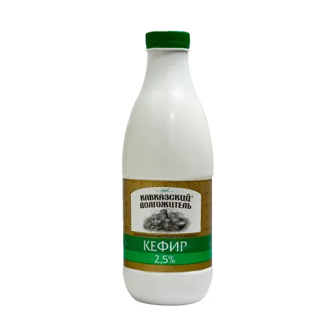 БЗМЖ Кефир Кавказский долгожитель 2,5% 900г ПЭТ бут