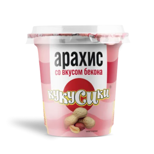 Ядра арахиса жареные со вкусом бекона 70гр Кукусики