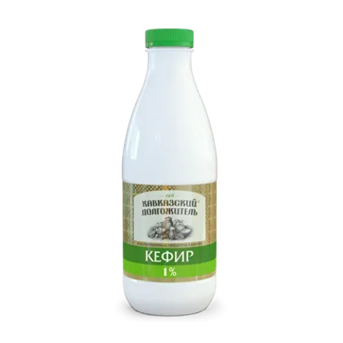 БЗМЖ Кефир Кавказский долгожитель 1% 290г ПЭТ бут