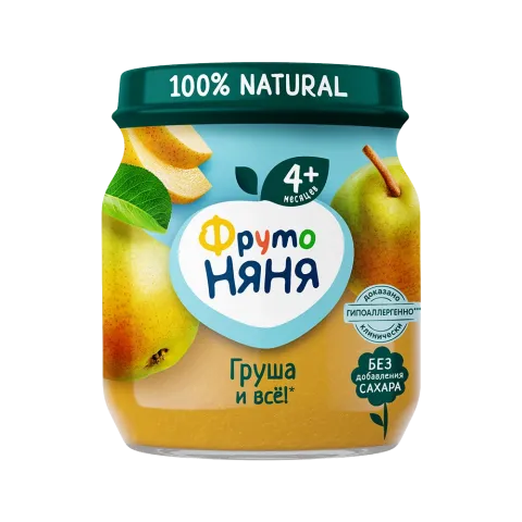 Пюре Фрутоняня груша 100г