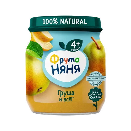 Пюре ФрутоНяня груша 100 г