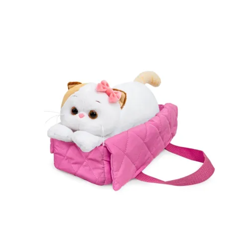 BUDI BASA Кошка Ли-Ли в сумке-переноске (лежачая) 24см LKl24-001