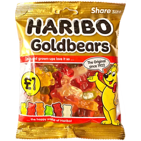 Жевательные конфеты Haribo Goldbären с фруктовым вкусом, 340 г