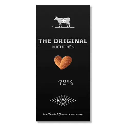 Шоколад горький Bucheron &quot;The Original&quot;, 90 гр., с миндалем