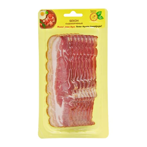 Мясной продукт из свинины с/к кат Б Бекон Иней в/у