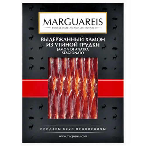 Продукт мясной Marguareis хамон из утиной грудки с/в в/у нарезка 30г
