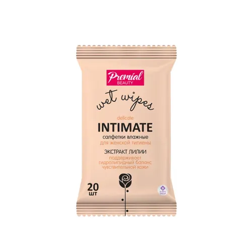 Салфетки Премиал вл д/инт гиг лилия 20шт