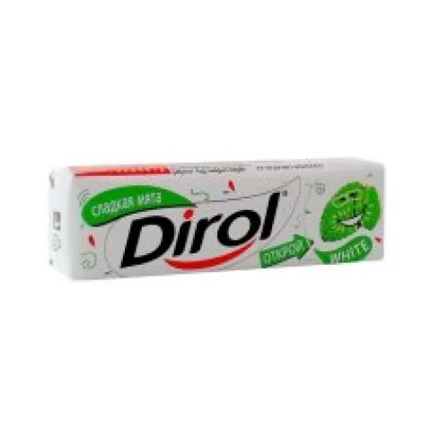 Жевательная резинка Дирол Вайт Мята 13,6г