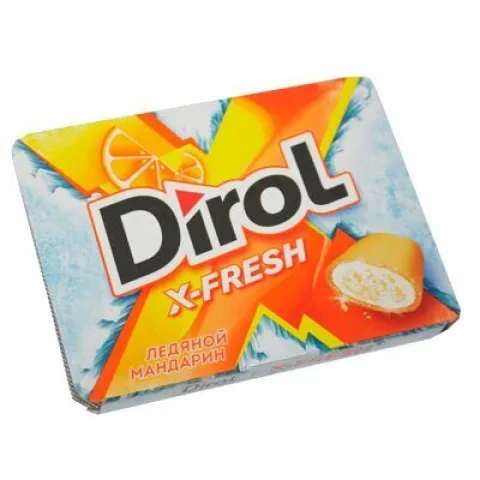 Жевательная резинка Дирол Х-Фреш Мандарин 16гр