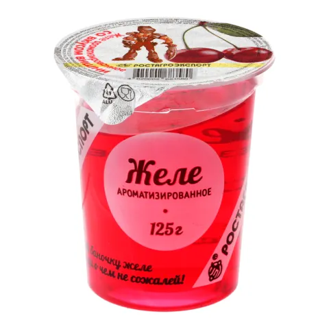 БЗМЖ Желе РостАгроЭкспорт 125г Вишня