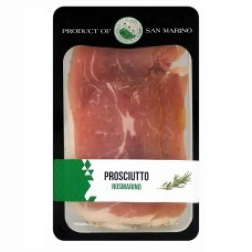 Окорок сыровяленый Прошутто Крудо с розмарином San Marino Prosciutti нарезка 70г