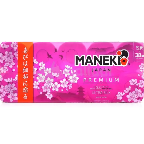 Бумага туалетная Манеки аромат сакуры 3сл. 30м 1шт