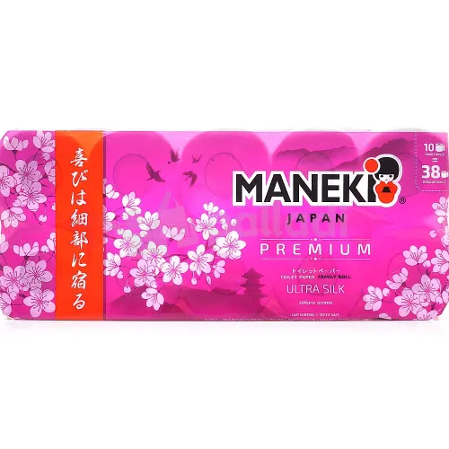 Бумага туалетная Манеки аромат сакуры 3сл. 30м 1шт