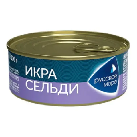 Икра сельди деликатесная Люкс Оригинальная Русское Море 100г