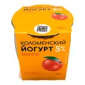 Йогурт Коломенский 5%ж Манго 170г/4 Стекло уменьш.