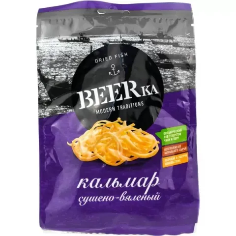 Кальмар сол-суш Бирка 38г