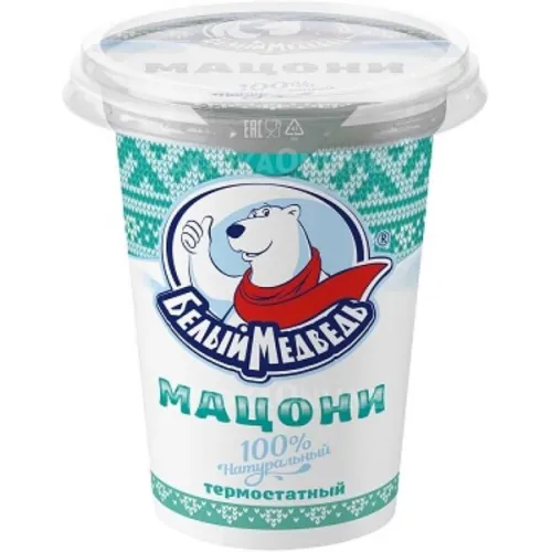 БЗМЖ Мацони Белый медведь 3,2% 330 гр