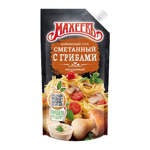 Майонезный соус Махеевъ Сметанный с грибами 200 г