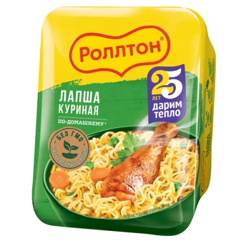 Лапша Роллтон по-дом куриная 90г