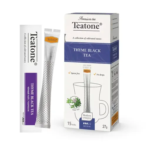 Чай Teatone Thyme Black Tea (Черный чай с ароматом чабреца), в стиках, 15шт