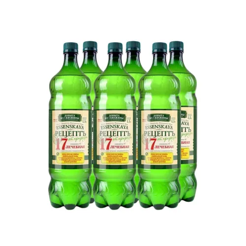 Вода минеральная природная лечебно-столовая газированная Ессентуки №17 Рецепт от природы 1,5 л