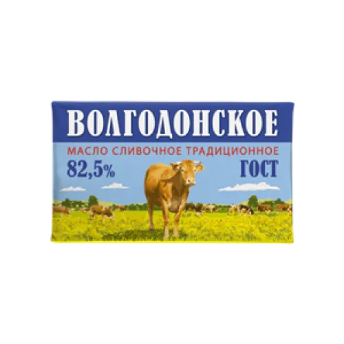 БЗМЖ Масло Белый Медведь Волгодонское 82,5% 120г ГОСТ Фольга