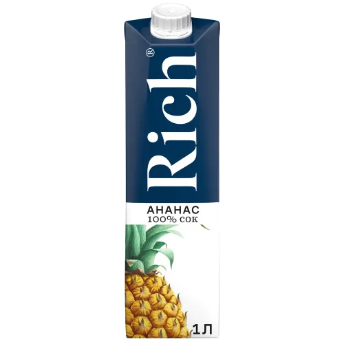 Сок Рич Ананас с мяк 1л