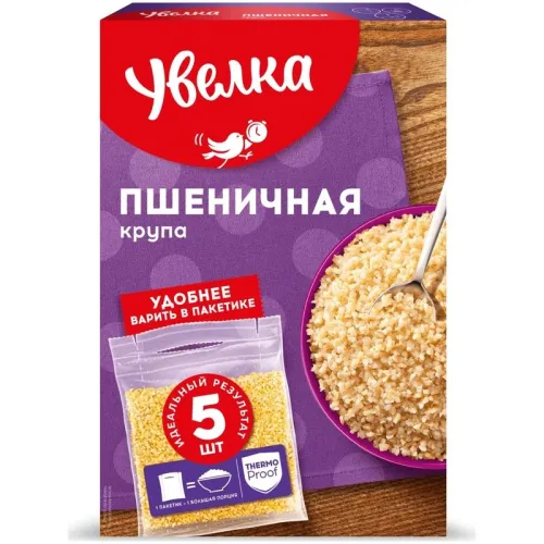 Крупа пшеничная Увелка 5х80 гр