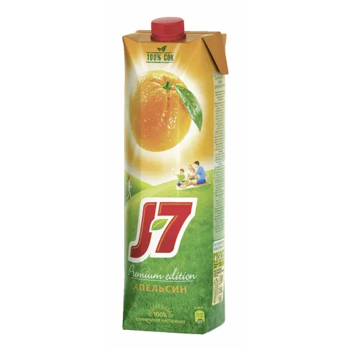 Сок J7 / Джей Севен Апельсин 970 мл, 12 шт. в уп.