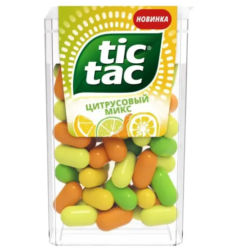 Драже Тик Так цитрусовый микс 16г