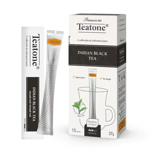 Чай Teatone Indian Black (Индийский черный), в стиках, 15шт