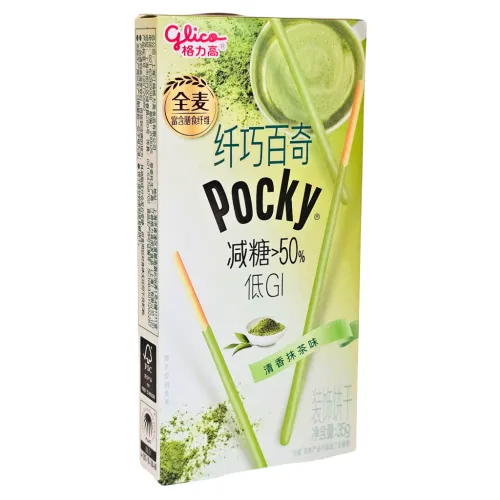 Печенье Глико Покки палочки чай матча 35г