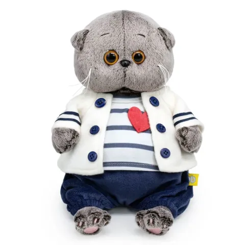 Игрушка мягкая Кот Басик BABY в морском комплекте BB-131