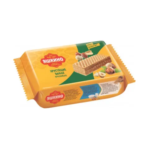 Вафли Яшкино Ореховые 200г