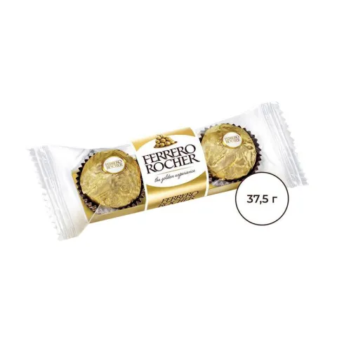 Конфеты, Ferrero Rocher, 37,5 г