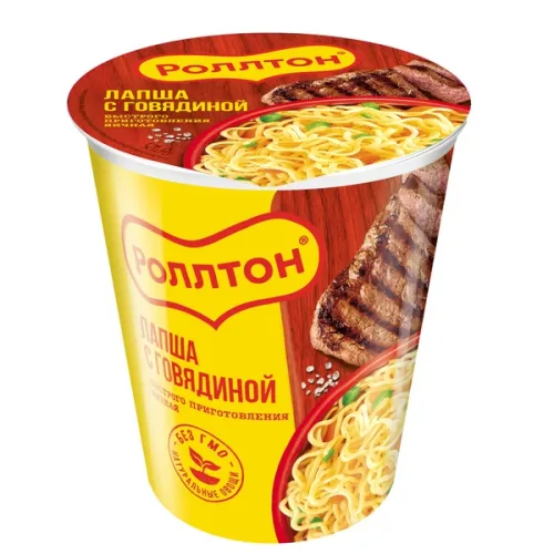 Лапша с говядиной Роллтон