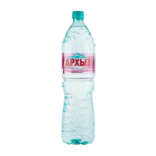 Вода минеральная, негазированная, природная, питьевая, столовая «Архыз»