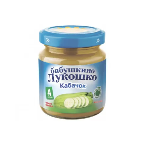 Пюре Бабушкино лукошко Кабачок с 4 мес 100 гр
