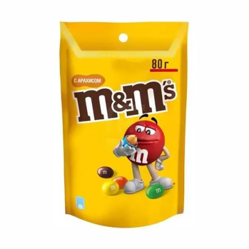 M&amp;M's Драже с арахисом 80г