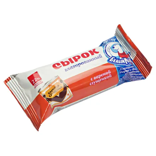 Сырок глазированный Белый Медведь с вареной сгущенкой 22% 40г