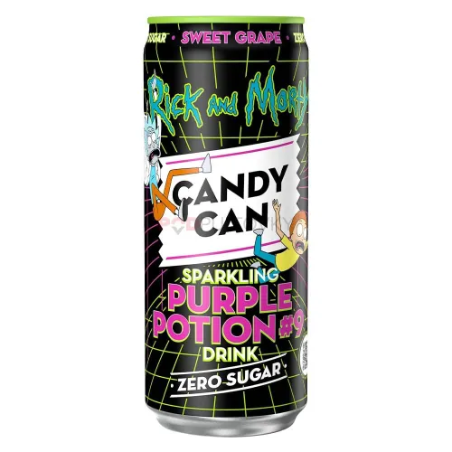 Напиток Candy Can 330ml Rick and Morty Purple Potion Zero