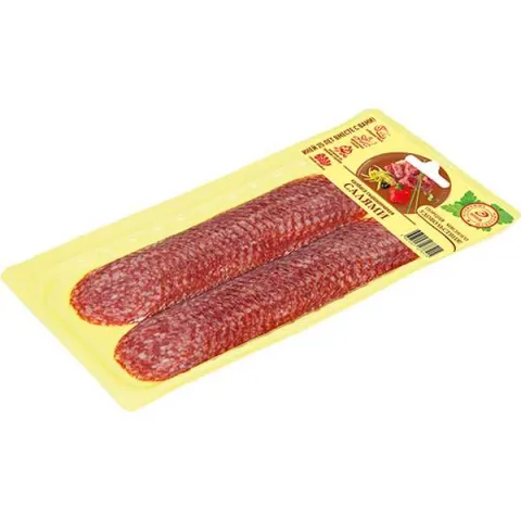 Колбаса Салями Иней с/к в/у 100г нарезка