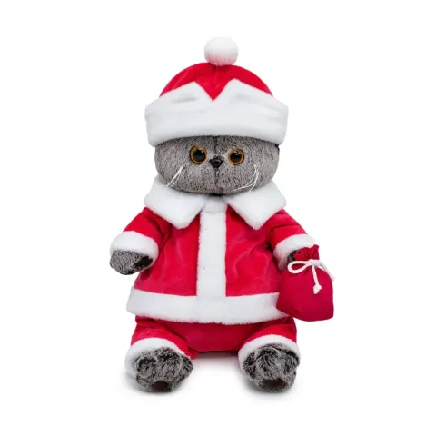 Игрушка мягкая Басик Кот Мороз Ks22-273