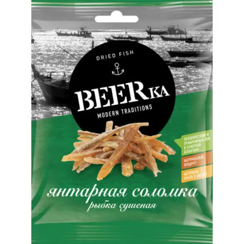 Путассу BEERka янтарная, филе, соломка,25г