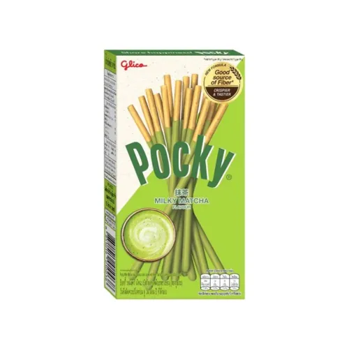 Печенье Глико Покки палочки шоколадные с зеленым чаем 33г