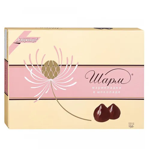 Мармелад Ударница Шарм в шоколаде 150гр