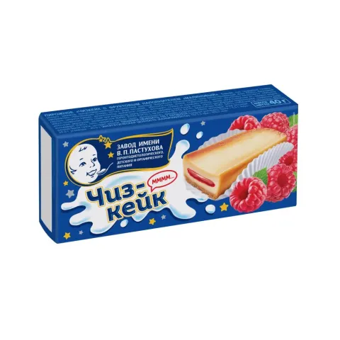 Пирожное Чиз-кейк наполнитель малина 40г