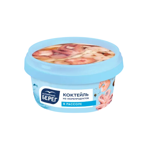 Коктейль из морепродуктов Балтийский Берег в рассоле 210г