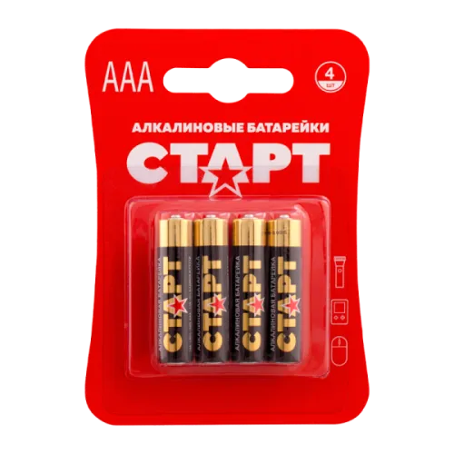 Батарейка Старт LR03 AAA BL4 Alkaline 1.5V (4/40/720)