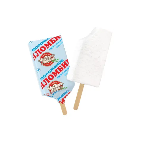БЗМЖ Мороженое Чистая линия ВАНИЛЬНЫЙ 70г эскимо (пергамент)